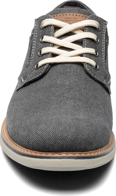 Nunn Bush Men's Otto Canvas Plain Toe Oxford Shoes - Image 11