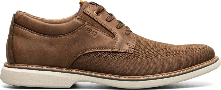 Nunn Bush Men's Otto Knit Plain Toe Oxford Shoes - Image 2