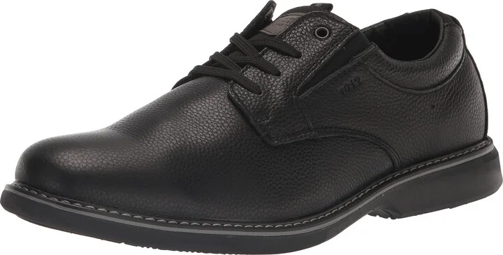 Nunn Bush Men's Otto Plain Toe Oxford Leather Lace Up with Lightweight Sole