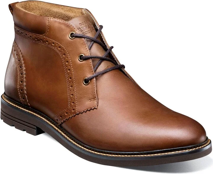 Nunn Bush Men's Ozark 2.0 Plain Toe Chukka Leather Boot