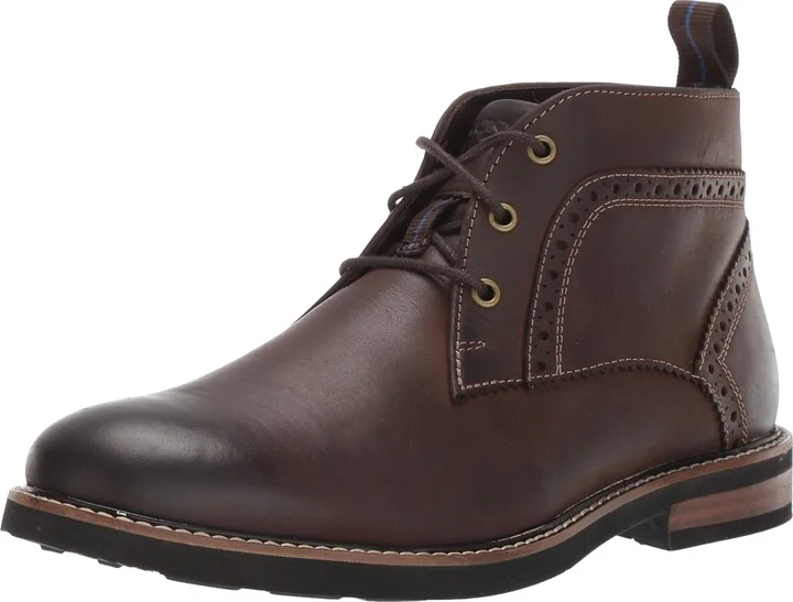 Nunn Bush Men's Ozark Plain Toe Chukka Boot with Kore Comfort Technology