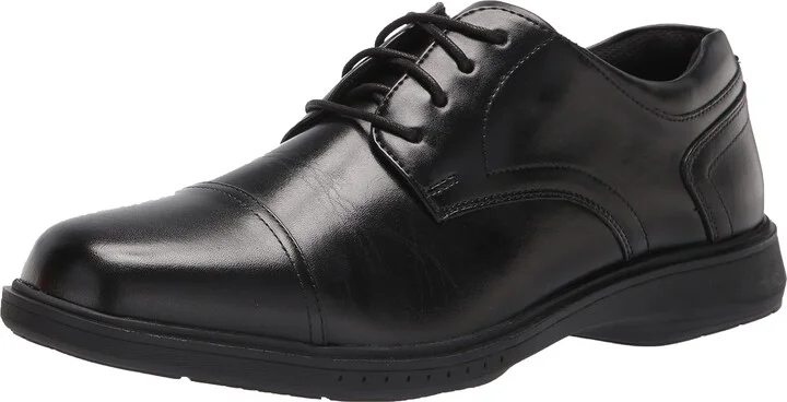 Nunn Bush Men's PRO Cap Toe Oxford with KORE Slip Resistant Comfort Technology