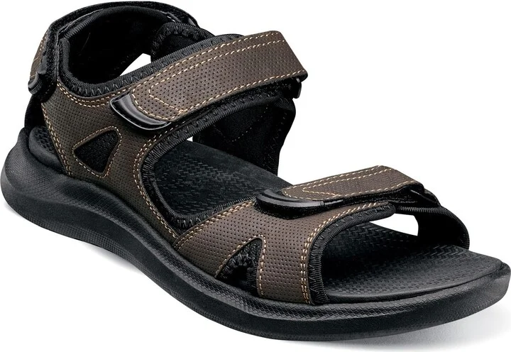 Nunn Bush Men's Rio Vista 3 Strap River Sandal Water Shoe