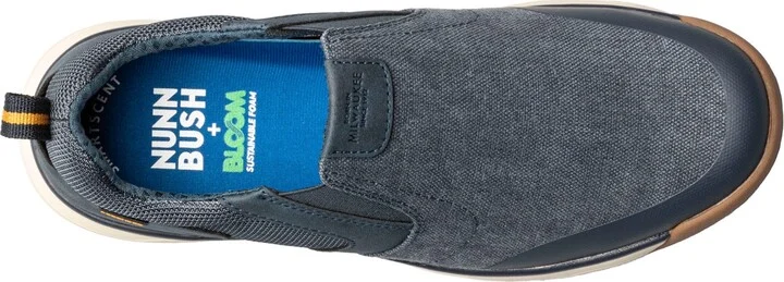 Nunn Bush Men's Sedona Canvas Moc Toe Slip On Shoes - Image 9