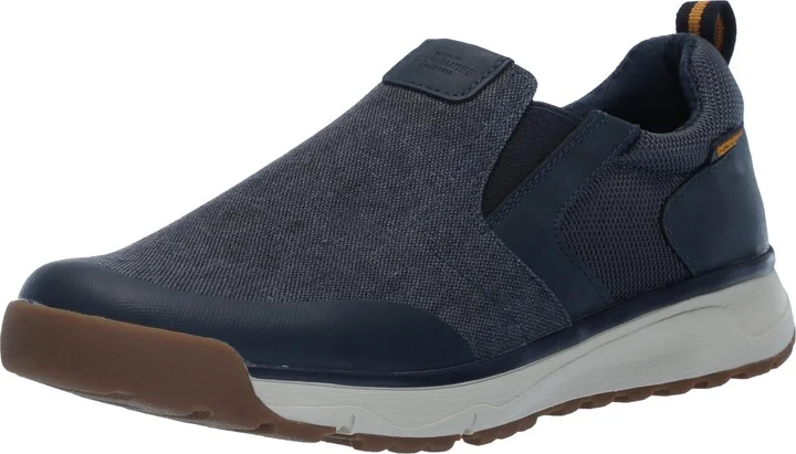 Nunn Bush Men's Sedona Canvas Moccasin Toe Slip-On Comfortable Lightweight Loafer with Memory Foam