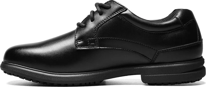 Nunn Bush Men's Sherman Plain Toe Slip Resistant Oxford - Image 5