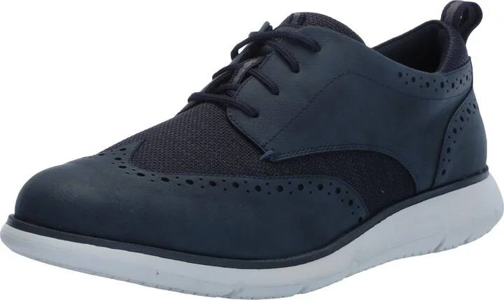 Nunn Bush Men's Stance Knit Wingtip Oxford Lightweight Lace Up