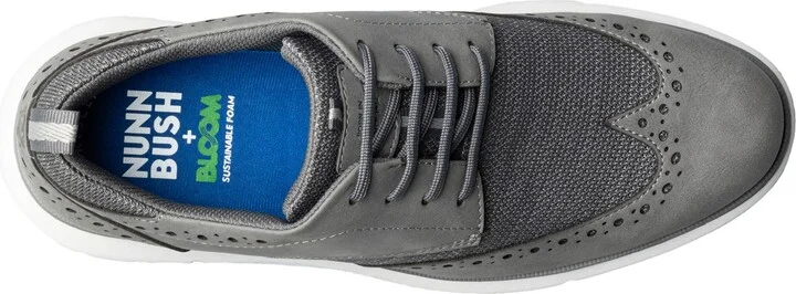 Nunn Bush Men's Stance Knit Wingtip Oxford Shoes - Image 9