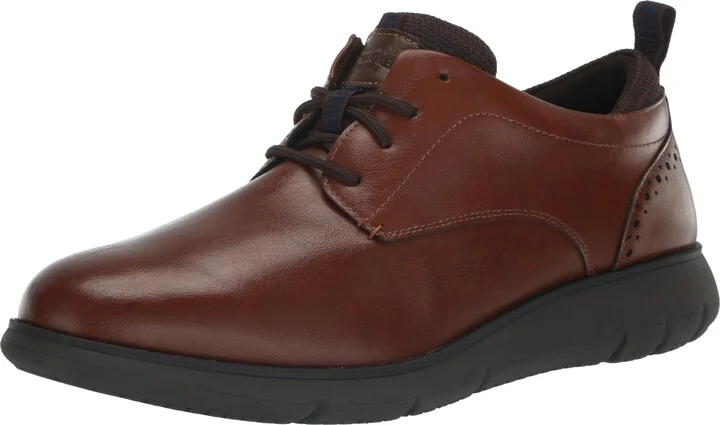 Nunn Bush Men's Stance Plain Toe Oxford Lightweight Comfortable Lace Up