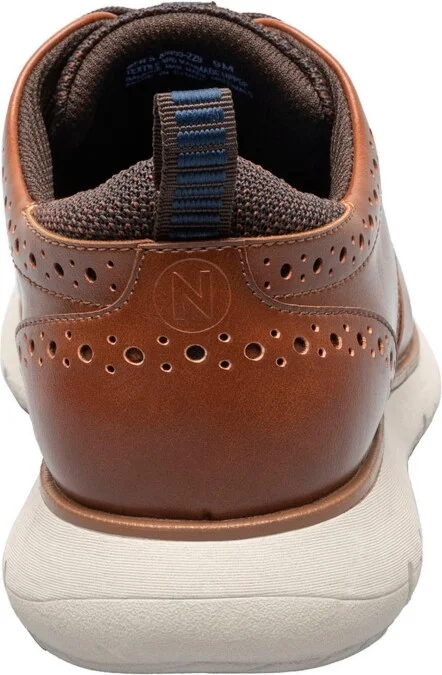 Nunn Bush Men's Stance Wingtip Casual Oxford Shoes - Image 2