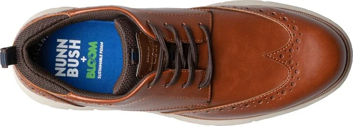 Nunn Bush Men's Stance Wingtip Casual Oxford Shoes - Image 3