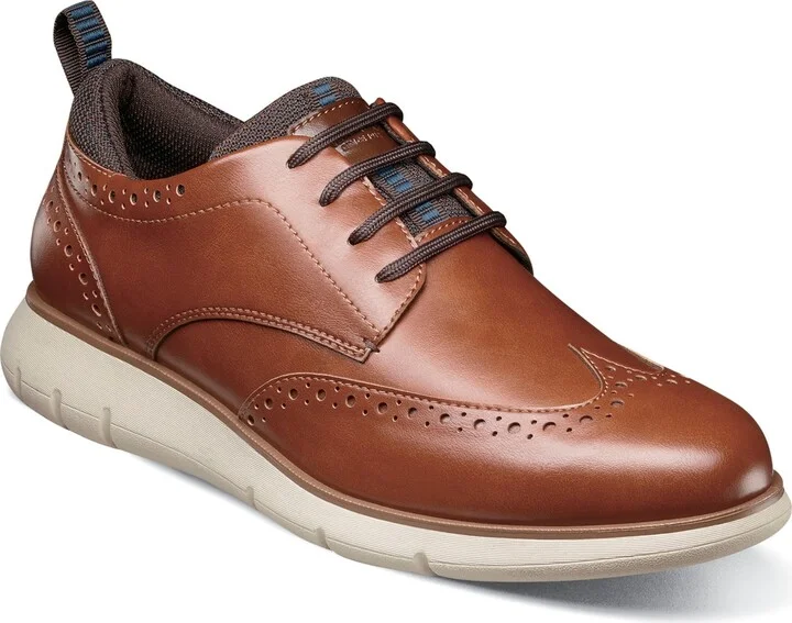 Nunn Bush Men's Stance Wingtip Casual Oxford Shoes