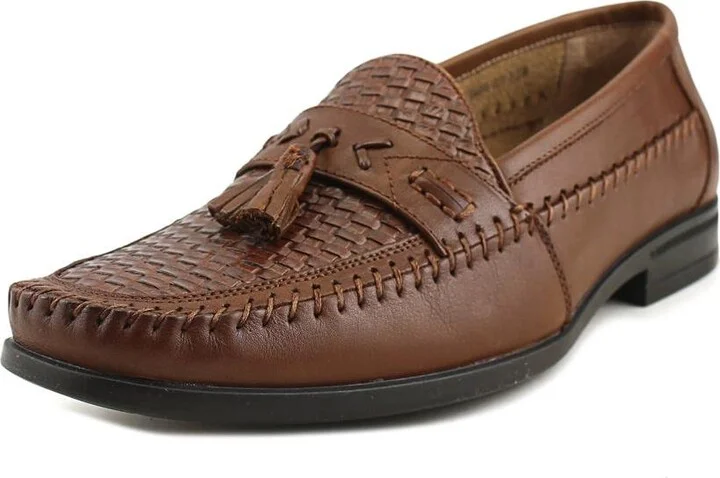 Nunn Bush Men's Strafford Woven Moccasin Toe Tassel Slip On Loafer