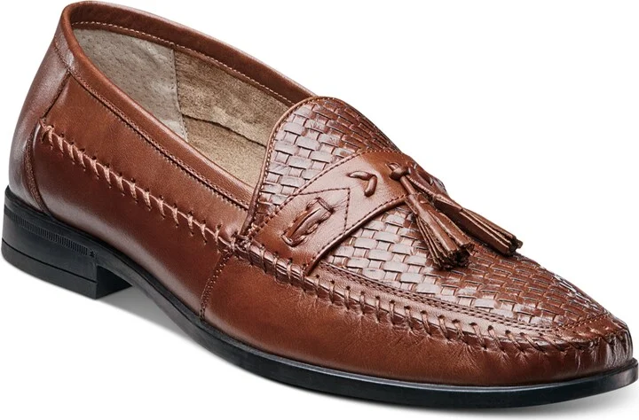 Nunn Bush Men's Strafford Woven Tassel Loafers