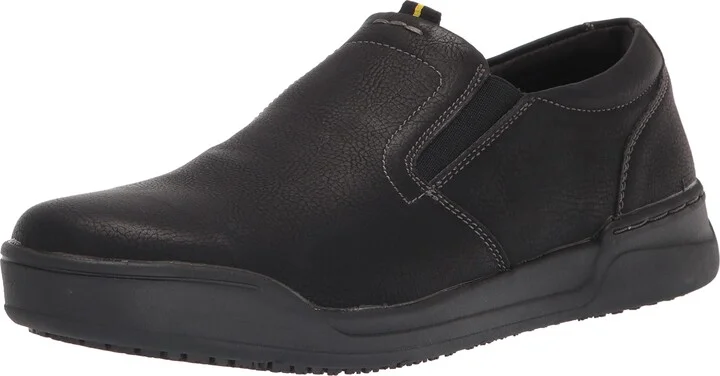 Nunn Bush Men's Tour Work Slip Resistant Plain Toe Slip-On Non-Marking Loafer
