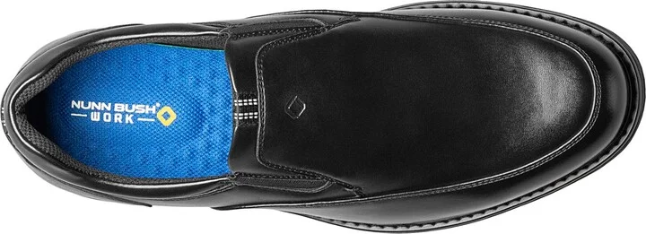 Nunn Bush Men's Wade Moc Toe Slip-On Slip Resistant Loafer - Image 4