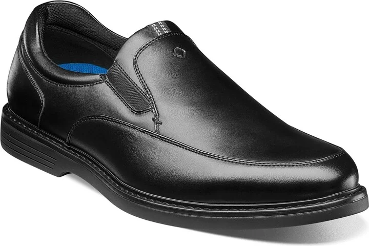 Nunn Bush Men's Wade Moc Toe Slip-On Slip Resistant Loafer