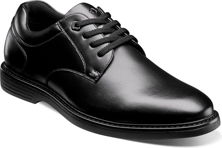 Nunn Bush Men's Wade Plain Toe Slip Resistant Oxford