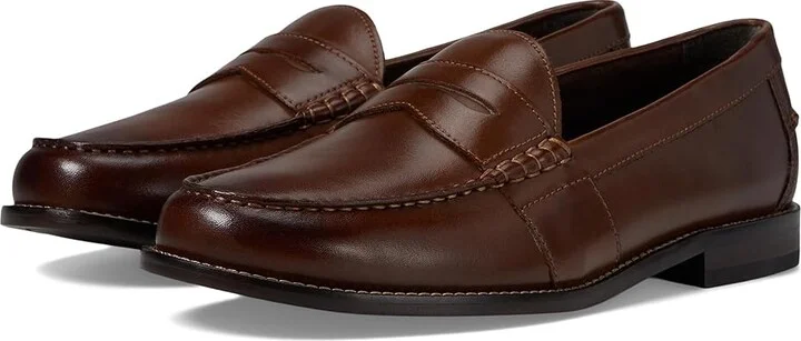 Nunn Bush Noah Beef Roll Penny Loafer Men's Slip-on Dress Shoes Brown : 7 M (D), Leather