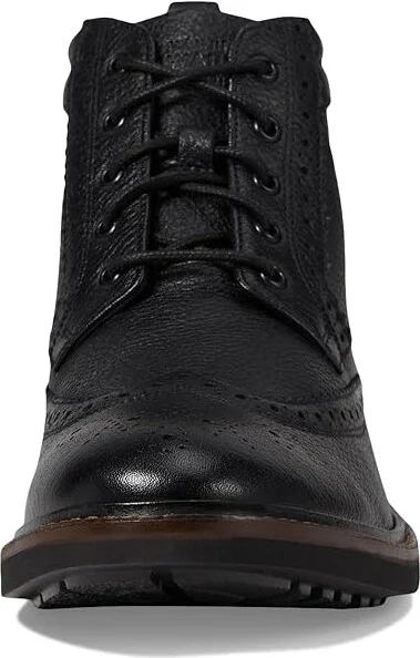 Nunn Bush Odell 2.0 Wingtip Dress Casual Chukka Leather Boot Men's Boots Black : 9 W (EE) - Image 2