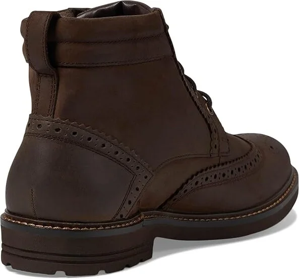 Nunn Bush Odell 2.0 Wingtip Dress Casual Chukka Leather Boot Men's Boots Brown : 12 M (D) - Image 4