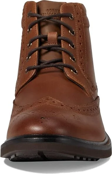 Nunn Bush Odell 2.0 Wingtip Dress Casual Chukka Leather Boot Men's Boots Tan : 8.5 M (D) - Image 2