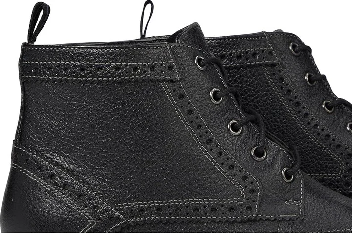Nunn Bush Odell Wingtip Boot with KORE Walking Comfort Technology Men's Lace-up Boots Black Tumbled : 7.5 M (D), Leather - Image 8
