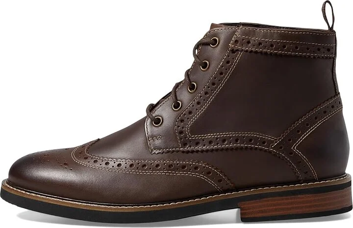 Nunn Bush Odell Wingtip Boot with KORE Walking Comfort Technology Men's Lace-up Boots Brown CH : 7.5 M (D), Leather - Image 7