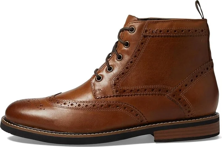 Nunn Bush Odell Wingtip Boot with KORE Walking Comfort Technology Men's Lace-up Boots Tan CH : 8 M (D), Leather - Image 7
