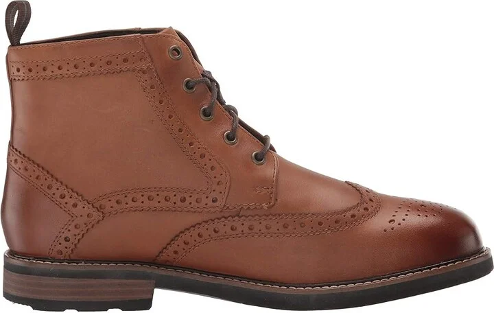 Nunn Bush Odell Wingtip Boot with KORE Walking Comfort Technology Men's Lace-up Boots Tan CH : 8 M (D), Leather - Image 8