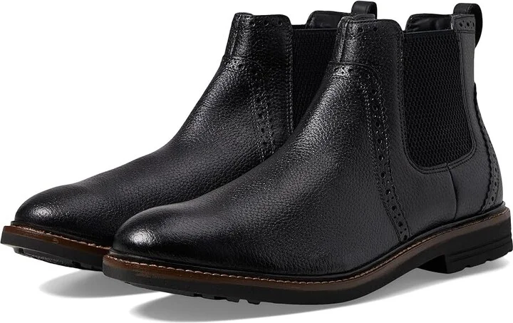 Nunn Bush Otis 2.0 Chelsea Fashion Leather Boot Men's Boots Black : 9 M (D)