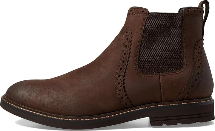 Nunn Bush Otis 2.0 Chelsea Fashion Leather Boot Men's Boots Brown : 12 M (D) - Image 6