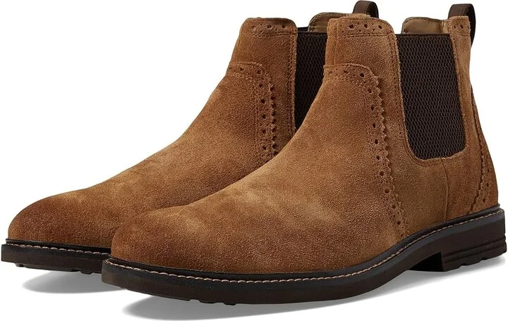 Nunn Bush Otis 2.0 Chelsea Fashion Leather Boot Men's Boots Tan : 8.5 M (D)