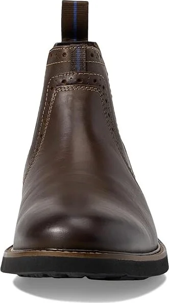 Nunn Bush Otis Plain Toe Chelsea Boot with KORE Walking Comfort Technology Men's Boots Brown CH : 7 M (D), Leather - Image 3