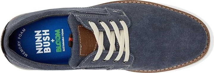 Nunn Bush Otto Canvas Plain Toe Oxford Men's Shoes Blue : 7 M (D), Synthetic/Textile - Image 2