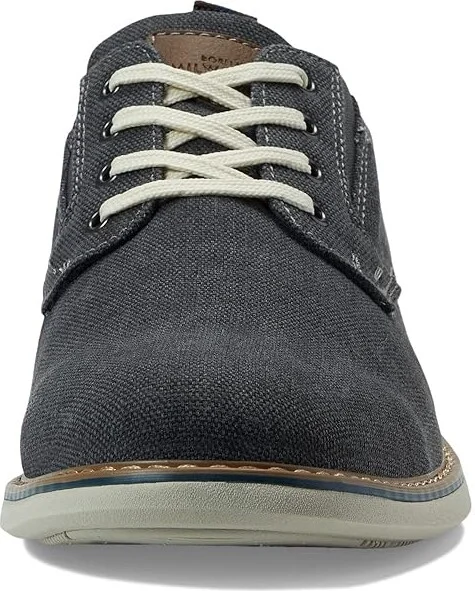 Nunn Bush Otto Canvas Plain Toe Oxford Men's Shoes Gray : 7 M (D), Synthetic/Textile - Image 5
