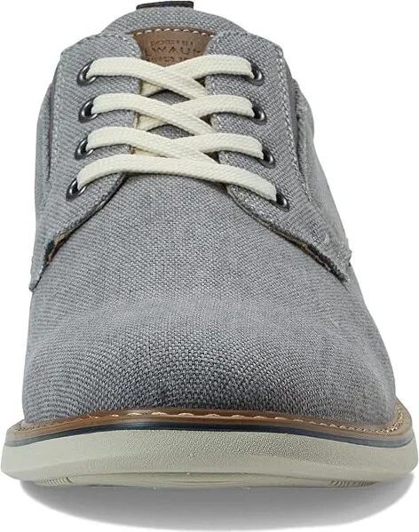 Nunn Bush Otto Canvas Plain Toe Oxford Men's Shoes Stone : 7 M (D), Synthetic/Textile - Image 5