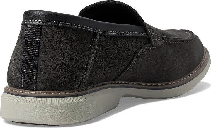 Nunn Bush Otto EZ Moccasin Toe Slip-On Easy On Loafer Men's Lace-up Boots Grey : 13 M (D), Leather/Suede - Image 4