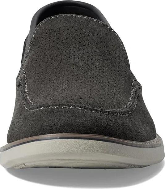 Nunn Bush Otto EZ Moccasin Toe Slip-On Easy On Loafer Men's Lace-up Boots Grey : 13 M (D), Leather/Suede - Image 5
