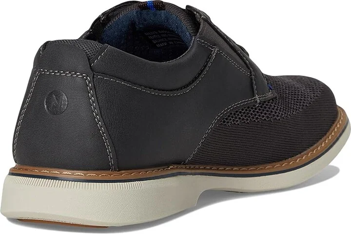 Nunn Bush Otto Knit Plain Toe Oxford Men's Shoes Gray : 7 M (D), Mesh/Textile - Image 4
