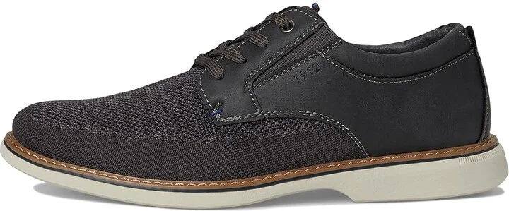 Nunn Bush Otto Knit Plain Toe Oxford Men's Shoes Gray : 7 M (D), Mesh/Textile - Image 6
