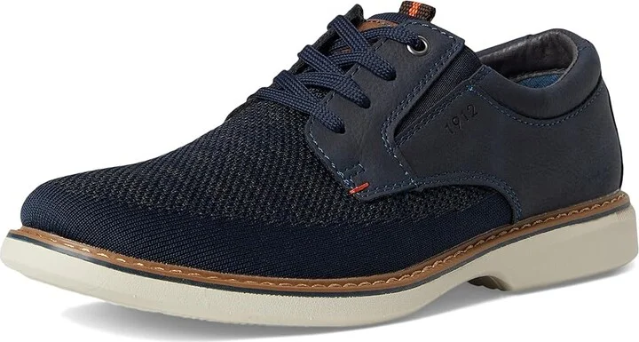 Nunn Bush Otto Knit Plain Toe Oxford Men's Shoes Navy : 7 M (D), Mesh/Textile - Image 5