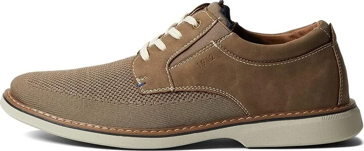 Nunn Bush Otto Knit Plain Toe Oxford Men's Shoes Taupe : 7 M (D), Mesh/Textile - Image 6
