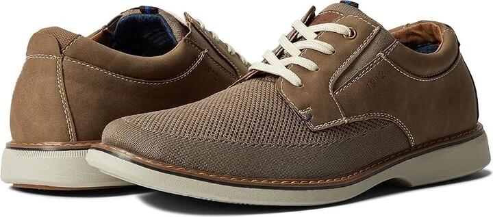 Nunn Bush Otto Knit Plain Toe Oxford Men's Shoes Taupe : 7 M (D), Mesh/Textile