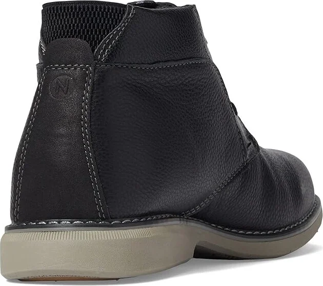 Nunn Bush Otto Plain Toe Chukka Boot Men's Shoes Black : 7 M (D), Synthetic/Leather - Image 4
