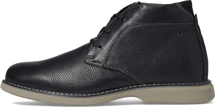 Nunn Bush Otto Plain Toe Chukka Boot Men's Shoes Black : 7 M (D), Synthetic/Leather - Image 5