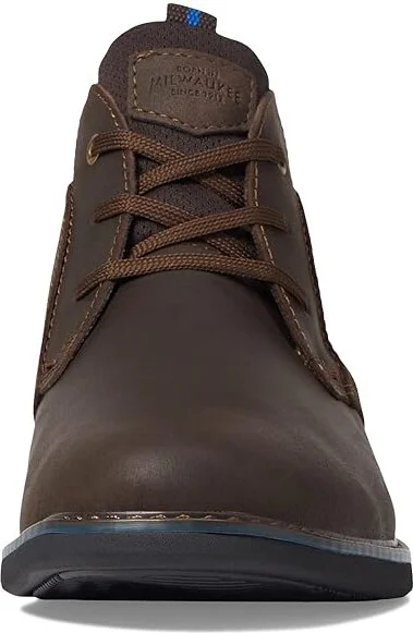 Nunn Bush Otto Plain Toe Chukka Boot Men's Shoes Brown Crazy Horse : 8 M (D), Synthetic/Leather - Image 2