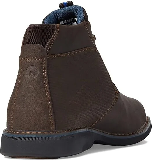 Nunn Bush Otto Plain Toe Chukka Boot Men's Shoes Brown Crazy Horse : 8 M (D), Synthetic/Leather - Image 4