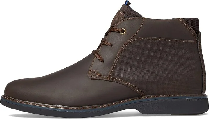 Nunn Bush Otto Plain Toe Chukka Boot Men's Shoes Brown Crazy Horse : 8 M (D), Synthetic/Leather - Image 5