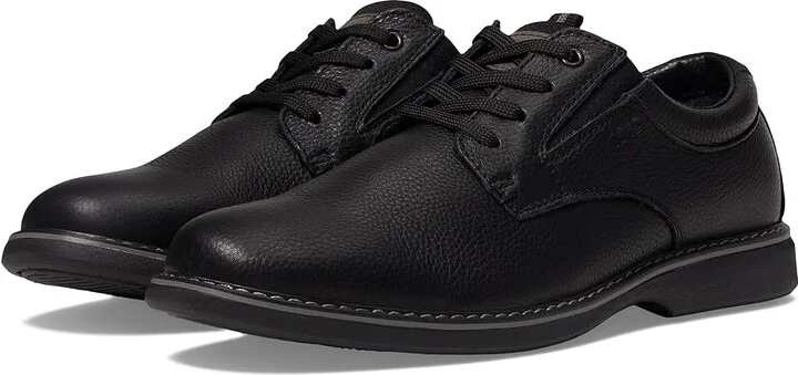 Nunn Bush Otto Plain Toe Oxford Men's Shoes Black : 7 M (D), Leather